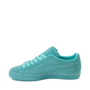 Womens PUMA Suede Classic XXI Athletic Shoe - Elektro Aqua Monochrome NIB